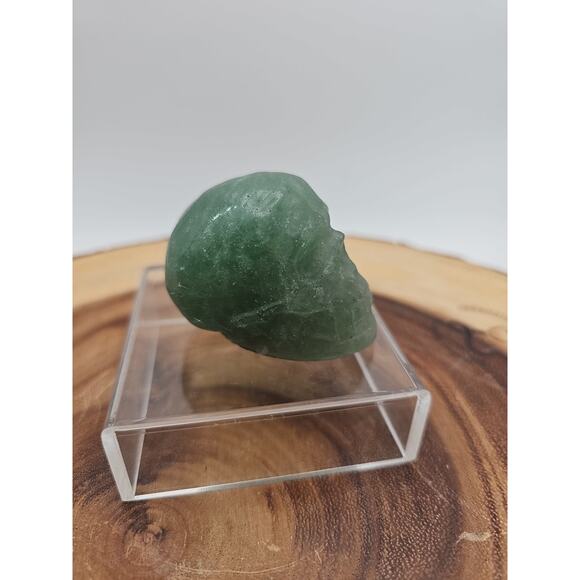 Pink Opal &Fluorite Skulls. .60lb 49mm - Picture 10 of 16